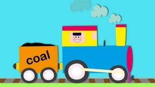 Trains for Children  Lets Builda Steam Train  Toddler Fun Learning [upl. by Johns]