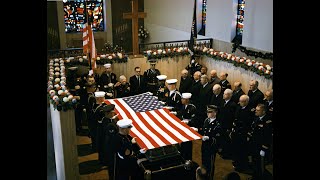 Service from the Heart of America Eisenhower funeral footage [upl. by Ecidnak]