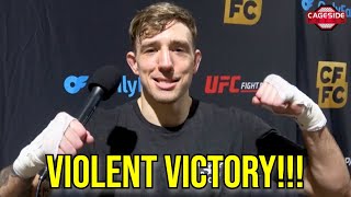 Kyle Daukaus CFFC 132 PostFight Interview [upl. by Iinden]