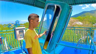 Trapdoor Water Slide at Escape Theme Park AquaLoop Slide [upl. by Stafani]