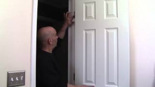 How to adjust a door when its hitting the sides [upl. by Ahseket]