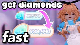 900k Diamonds In ONE WEEK Farming Tips  Royale High [upl. by Kerby]