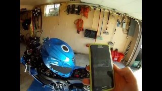 Healtech quick shifter iQSE install 2013 Suzuki GSXR 600 [upl. by Bundy]