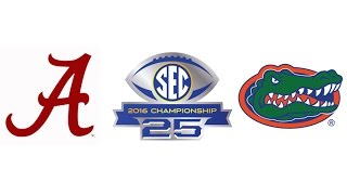 2016 SEC Championship 1 Alabama vs 15 Florida Highlights [upl. by Sucramal540]