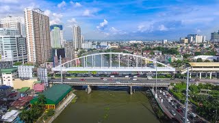 Pasig River Aerial View  PAREX  Vid002 [upl. by Erdrich]