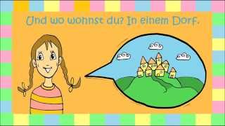 FRAGEN Wie heißt du Wie alt bist du Wo wohnst du [upl. by Eniamraj]