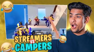 Streamers vs 1000 IQ Campers Most Funniest Moments Ever in PUBGBGMI FT JONATHANGAMINGYT officialscoutop [upl. by Wilmott]