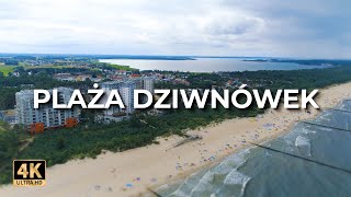 Plaża Dziwnówek z drona  Lato  LECE W MIASTO™ 4k [upl. by Colbye]