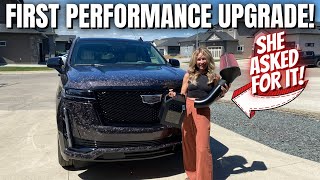 Cold Air Intake Install  Wifes 2022 Cadillac Escalade Sport Platinum [upl. by Cohn885]