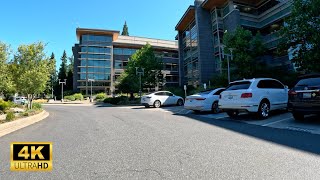 4K Drive Through Microsofts Redmond Campus  Washington USA [upl. by Elinet]