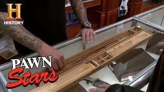 Pawn Stars Antique Fly Fishing Rod  History [upl. by Aleuqahs]