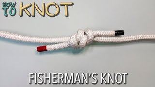 How to Tie a Fishermans Knot [upl. by Nauwtna]