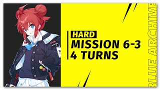 Blue Archive  Mission 63 Hard 4 Turns [upl. by Nylesoy]