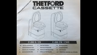 Thetford caravan toilet flush repair not the cassette [upl. by Niarfe]