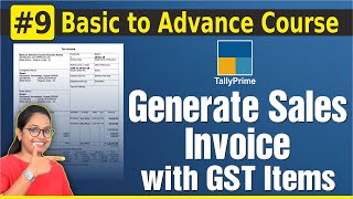 9 Tally PrimeCreate Sales Invoice with Multiple GST rate  Tally Mai GST Invoice Kaise Banate Hain [upl. by Inele766]