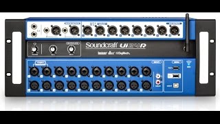 Soundcraft Ui24R Tutorial Snap shots shows presets [upl. by Conchita]