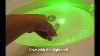 Waterproof Green Laser Flashlight from Rayfoss [upl. by Ruperta]