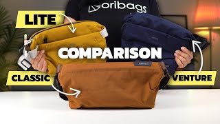 Ultimate Bellroy Slings Comparison Video 2023  Oribags [upl. by Nnairahs]