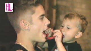 Justin Bieber Brother Cries After Birthday Cake Prank [upl. by Ramaj]