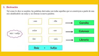 COMUNICACIÓN Proceso de formación de palabras 4to grado [upl. by Enasus]