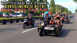 BALI PENUH VESPA  MENUJU PANTAI KUTA [upl. by Bunce]