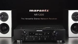 Marantz — Introducing the NR1200 Slim Stereo Receiver [upl. by Eusoj]