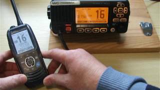 Marine VHF DSC TEST CALL [upl. by Baese827]