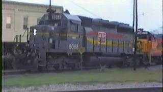 Early CSX at Waycross GA 1988 [upl. by Doggett]