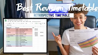 How to make THE BEST REVISION TIMETABLE  GCSE STUDENTS [upl. by Salohcin]