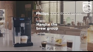 How to insert and remove the brew group of the Philips espresso machines [upl. by Ahsenom]