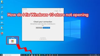 Microsoft store not working windows 10 Tutorial I Microsoft store not downloading apps [upl. by Geer]