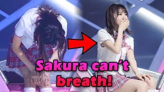 Miyawaki Sakura hyperventilates while waiting for Lee Chaeyeons name on PRODUCE48  Chaekura [upl. by Thorrlow]