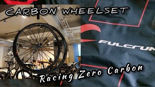 FULCRUM RACING ZERO CARBON  WEIGHT amp REAR WHEEL HUB SOUND [upl. by Dena]