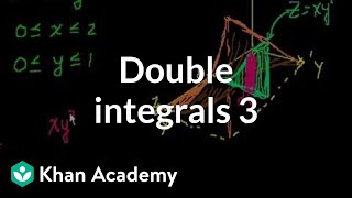 Double integrals 3  Double and triple integrals  Multivariable Calculus  Khan Academy [upl. by Koa]