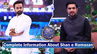 Complete Information About  Shan e Ramazan  Iftar Transmission 2024  Waseem Badami  ARY Digital [upl. by Trudey709]