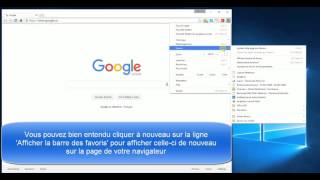 Deux méthodes pour enlever la barre des favoris dans Google Chrome [upl. by Nnahgaem]