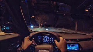 2020 Land Rover Range Rover Velar SVAutobiography Dynamic POV Night Drive 3D Audio [upl. by Piers]