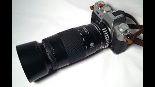 Minolta AF Zoom 75300mm f4556 MACRO 1999 Prime Lens Quality Zoom [upl. by Lejna930]