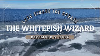 IS LAKE SIMCOE FROZEN Ice update December 3rd [upl. by Kellda]