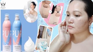 PUREYES MILD CLEANSING BEAUTIFY AND LIGHTEN SKINTAGALOG REVIEW [upl. by Attayek]