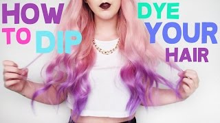 How To Dip Dye Your Hair  by tashaleelyn [upl. by Ofori]