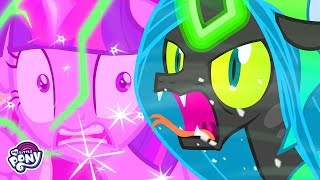 My Little Pony  The Villains Attack Canterlot The Ending of the End  MLP FiM [upl. by Josselyn]