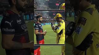 Virat Kohli and MS Dhoni Deep In Conversation After Their Last IPL Match Against Each Other [upl. by Mathian857]