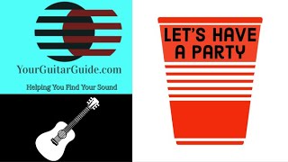 Red Solo Cup Guitar Lesson Beginner How to Play [upl. by Landel956]