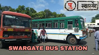 MSRTCS SWARGATE PUNE BUS DEPOT  MSRTC Buses Maharashtra [upl. by Janeen]