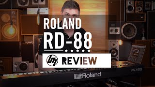 Roland RD88 Digital Stage Piano Review  Better Music [upl. by Bratton]