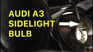 How To Easily Replace an Audi A3 SidelightParking Light Bulb Yourself [upl. by Weir]