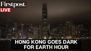 LIVE Hong Kong Landmarks Turn off Lights to Mark Earth Hour [upl. by Pinette]