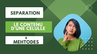 EXCEL 365  Séparation le contenu dune cellule avec beaucoup des options [upl. by Alleroif740]