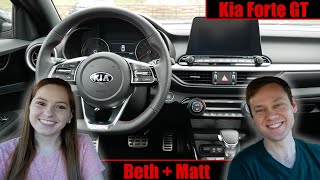 2020 Kia Forte GT Interior Review Beth  Matt [upl. by Tai]